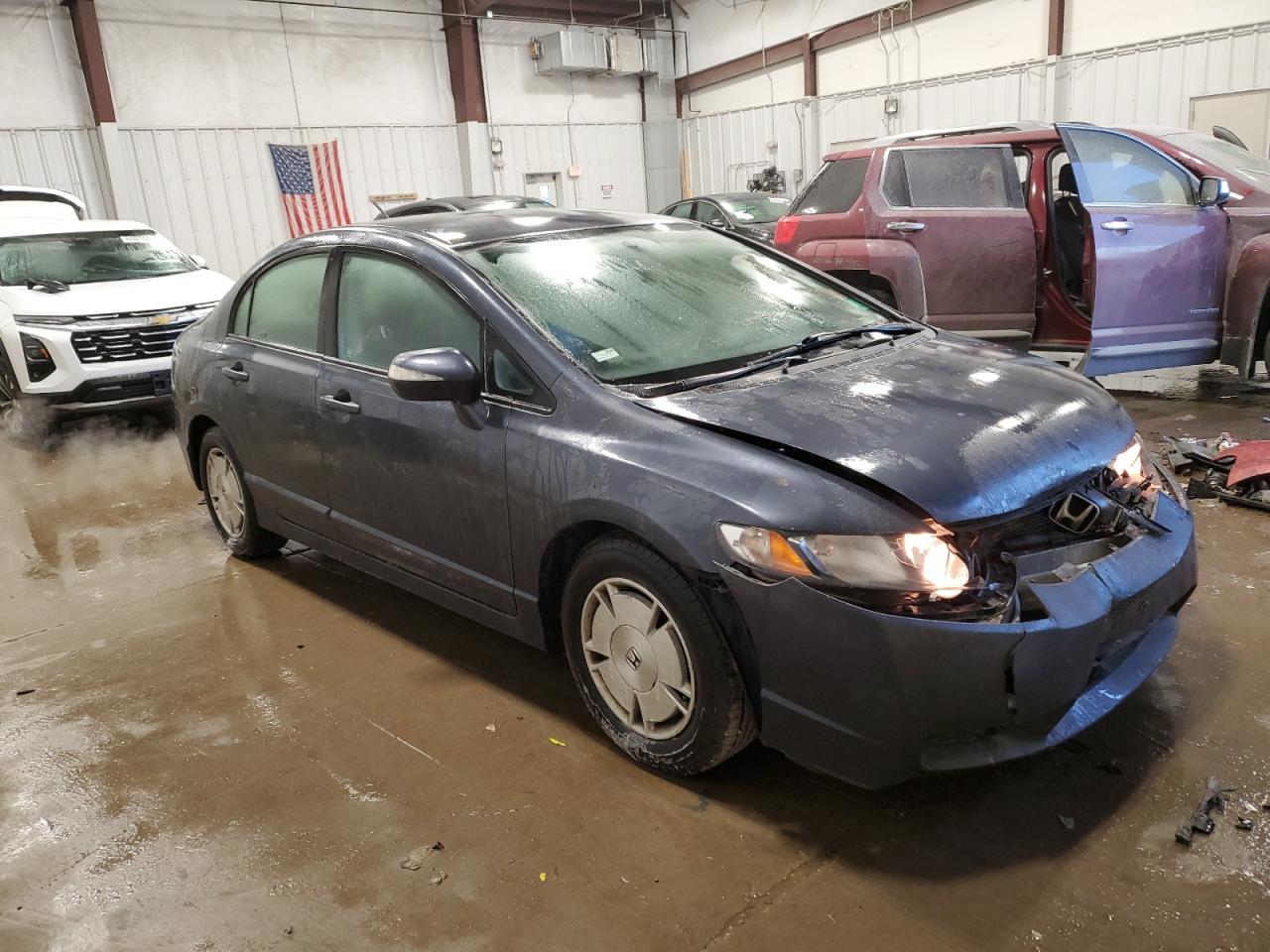 Lot #3033176189 2009 HONDA CIVIC HYBR