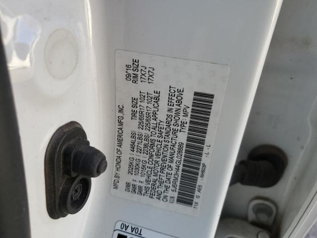 2016 HONDA CR-V SE - 5J6RM3H44GL028889