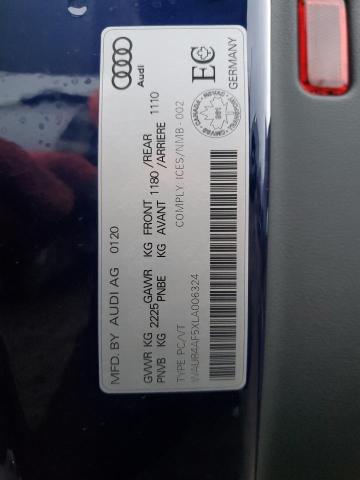 2020 AUDI S5 PRESTIG WAUR4AF5XLA006324