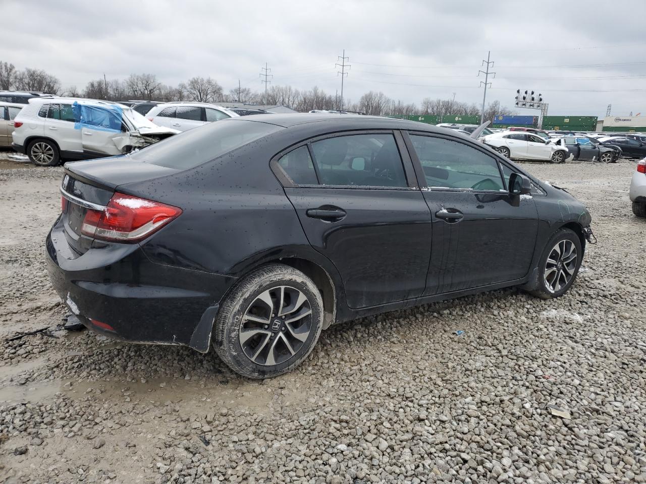 Lot #3030637175 2013 HONDA CIVIC EXL