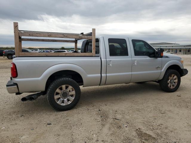 FORD F250 SUPER 2013 silver crew pic diesel 1FT7W2BT8DEB08214 photo #4