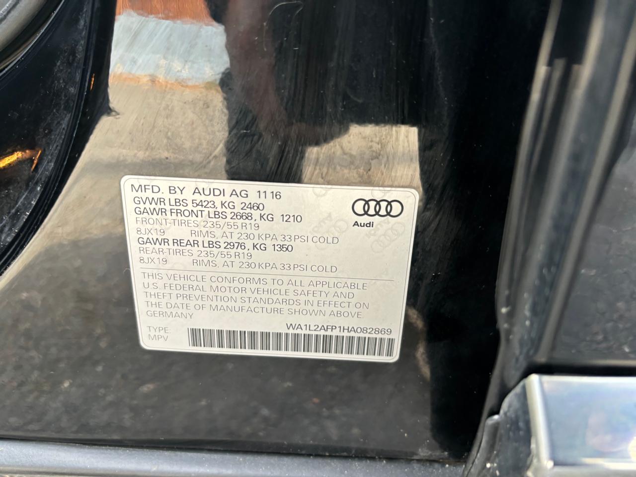 Lot #3025747340 2017 AUDI Q5 PREMIUM