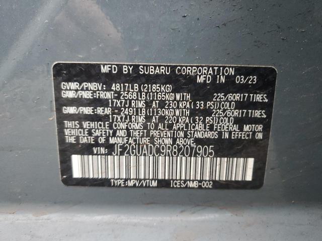 2024 SUBARU CROSSTREK - JF2GUADC9R8207905