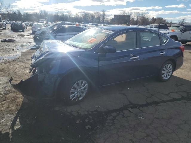 NISSAN SENTRA S 2017 blue  gas 3N1AB7AP4HL655444 photo #1