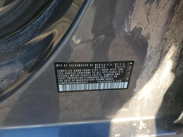 2019 VOLKSWAGEN JETTA SEL - 3VWE57BU9KM004691