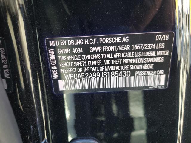 2018 PORSCHE 911 GT2 RS WP0AE2A99JS185430