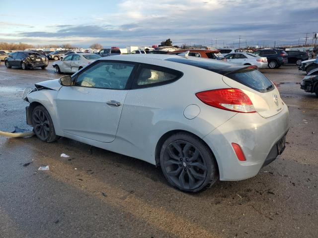 HYUNDAI VELOSTER 2015 silver coupe 3d gas KMHTC6AD7FU222458 photo #3
