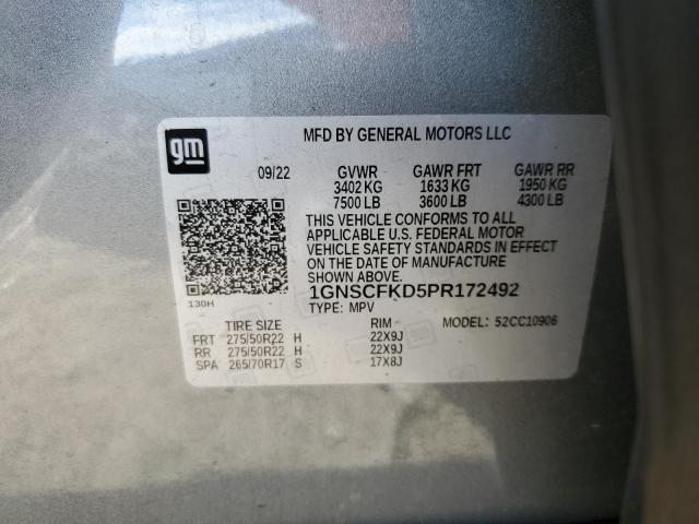 2023 CHEVROLET SUBURBAN C - 1GNSCFKD5PR172492