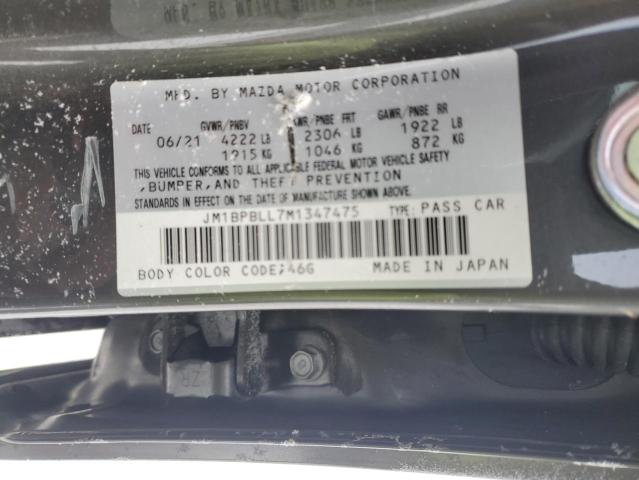 VIN JM1BPBLL7M1347475 2021 MAZDA 3 no.13