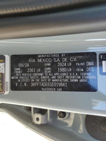 2025 KIA K4 LX 3KPFT4DE6SE019841