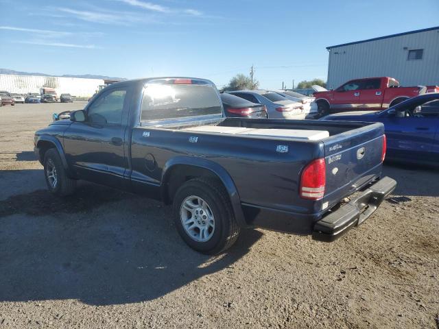 DODGE DAKOTA SXT 2003 blue pickup gas 1D7FL16X93S146486 photo #3