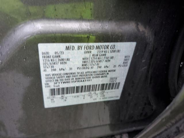 2023 FORD MAVERICK X - 3FTTW8E35PRA43191