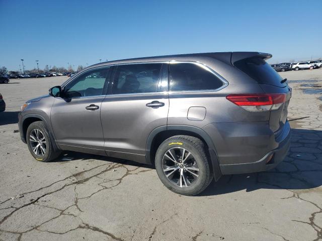 TOYOTA HIGHLANDER 2017 gray  gas 5TDBZRFH0HS419247 photo #3