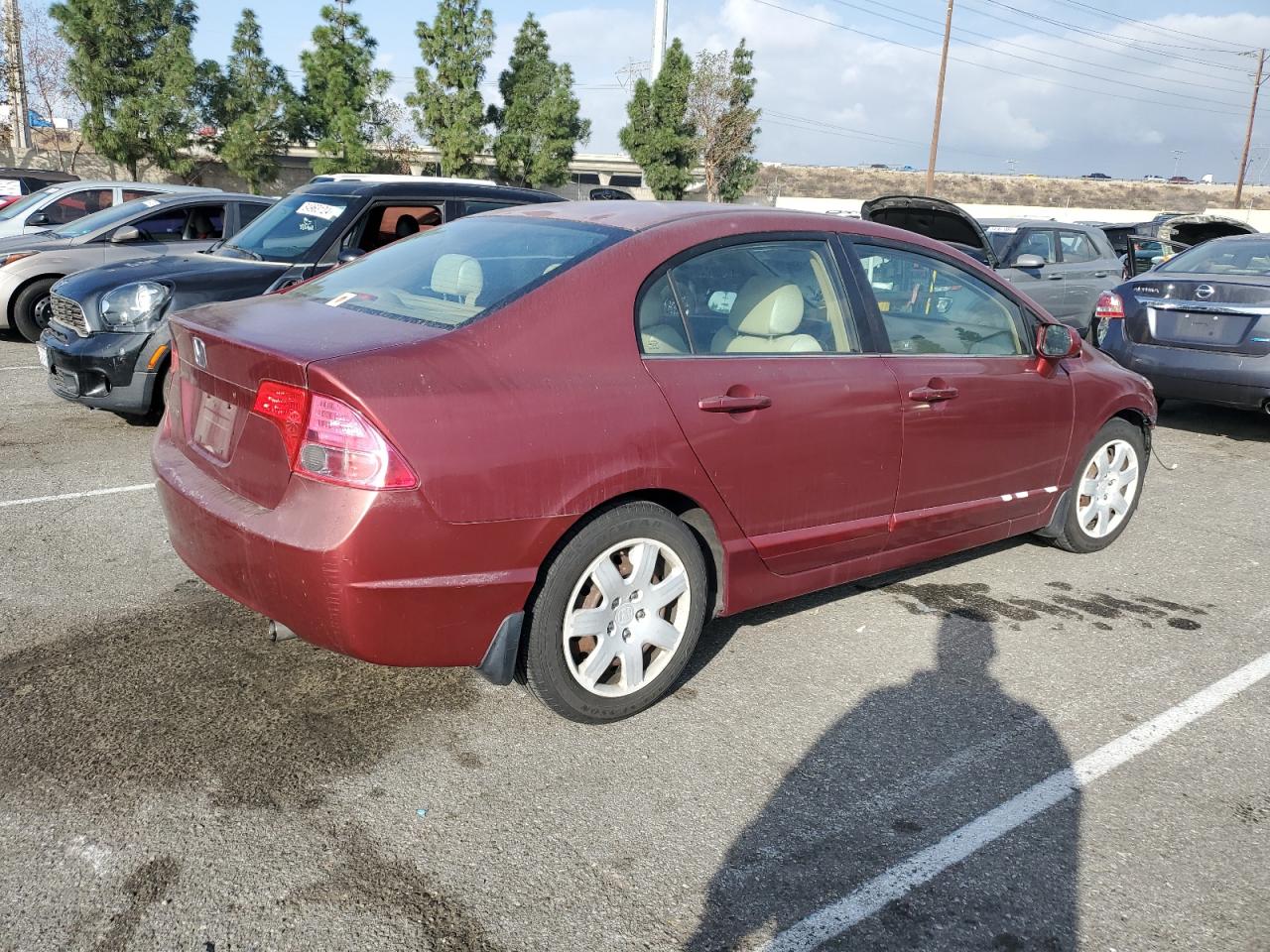 Lot #3027078824 2007 HONDA CIVIC LX