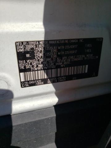2021 TOYOTA RAV4 XLE - 2T3W1RFV3MW117460