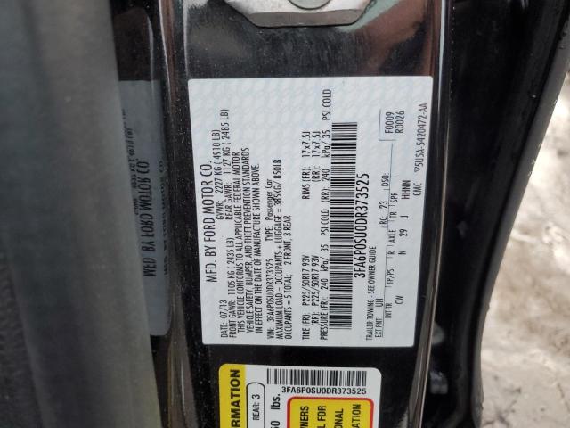 VIN 3FA6P0SU0DR373525 2013 FORD FUSION no.12