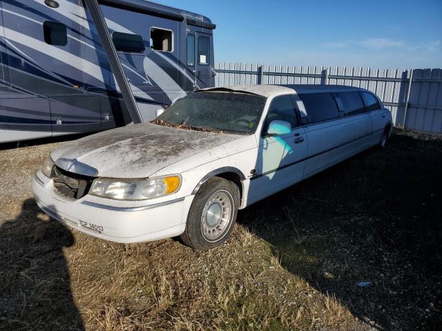 LINCOLN TOWN CAR E 2000 white limousin gas 1L1FM81W2YY852957 photo #1