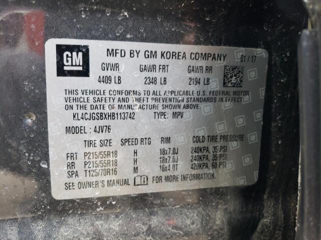 2017 BUICK ENCORE ESS - KL4CJGSBXHB113742