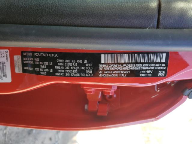 2022 JEEP RENEGADE S - ZACNJDA10NPN64621