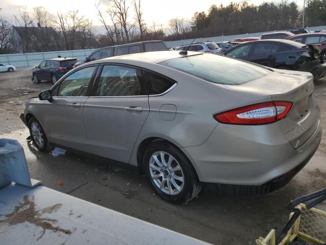 FORD FUSION S 2016 gray  gas 3FA6P0G78GR191627 photo #3