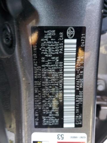 2020 TOYOTA CAMRY XSE - 4T1K61AK9LU384088