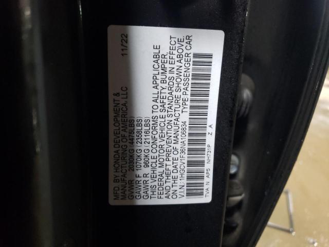 2022 HONDA ACCORD SPO - 1HGCV1F36NA106834