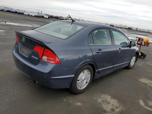 HONDA CIVIC HYBR 2008 blue  hybrid engine JHMFA36288S017077 photo #4