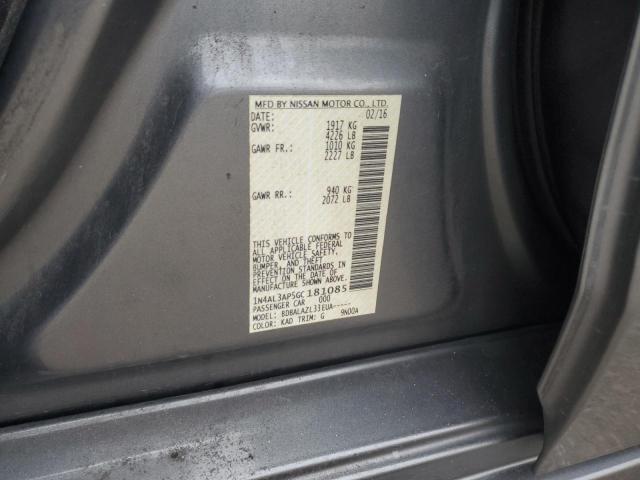 2016 NISSAN ALTIMA 2.5 - 1N4AL3AP5GC181085