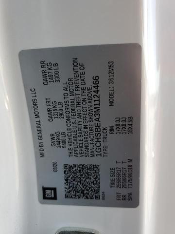 2021 CHEVROLET COLORADO - 1GCHSBEA3M1124466