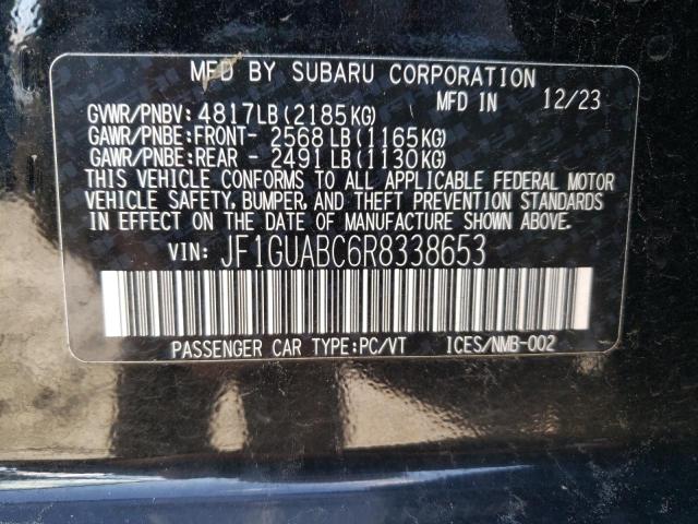 2024 SUBARU IMPREZA - JF1GUABC6R8338653