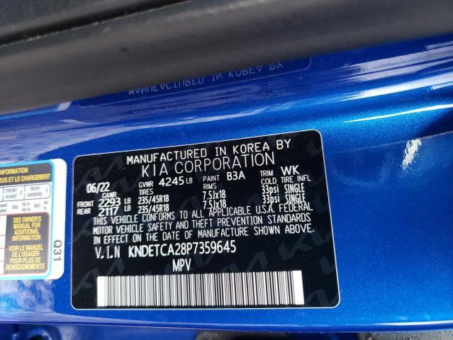 2023 KIA SELTOS SX KNDETCA28P7359645