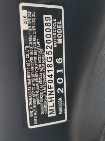 2016 HONDA NSS300 A MLHNF0418G5200089