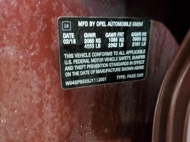 2018 BUICK REGAL ESSE - W04GP6SX5J1112001