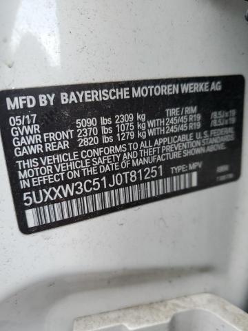 VIN 5UXXW3C51J0T81251 2018 BMW X4 no.13