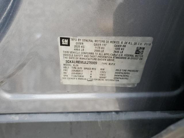 2018 GMC TERRAIN SL - 3GKALMEV6JL276909