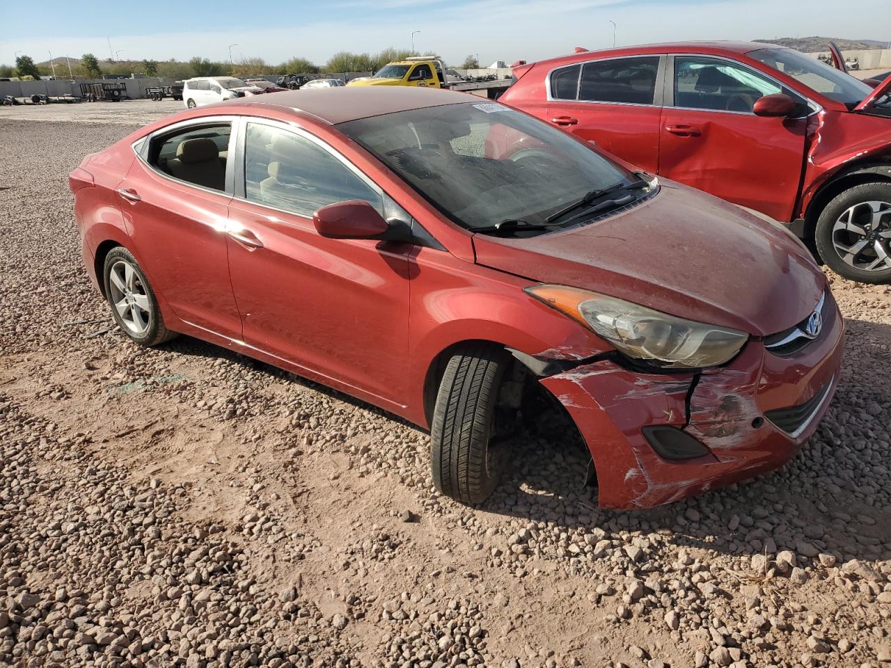 Lot #3040872161 2013 HYUNDAI ELANTRA GL