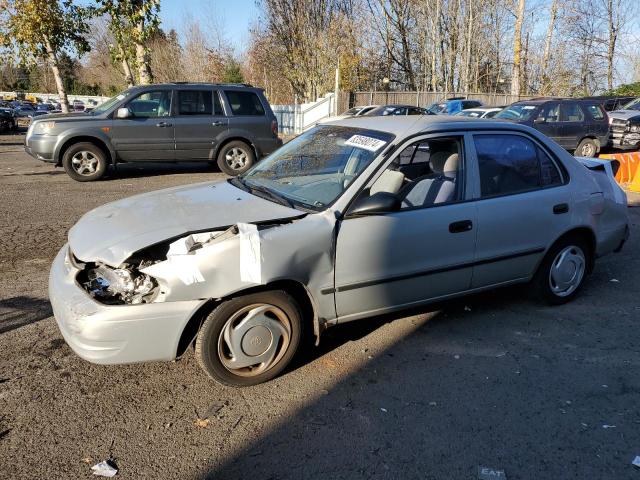 TOYOTA COROLLA VE 2000 silver  gas 1NXBR12E8YZ316145 photo #1