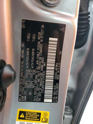 2015 TOYOTA HIGHLANDER - 5TDJKRFH3FS191810