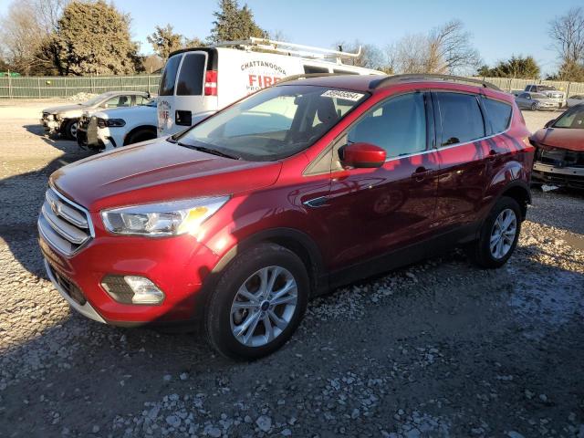 FORD ESCAPE SE 2018 red  gas 1FMCU9GD0JUD41127 photo #1