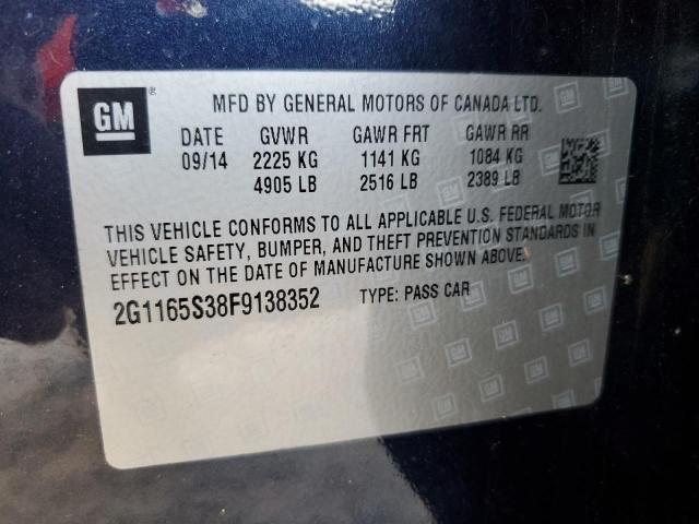 2015 CHEVROLET IMPALA LTZ - 2G1165S38F9138352