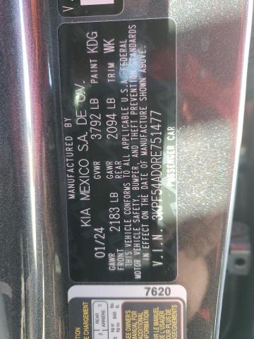 2024 KIA FORTE GT L - 3KPF54AD0RE751477