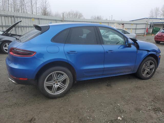 PORSCHE MACAN S 2015 blue  gas WP1AB2A55FLB66654 photo #4