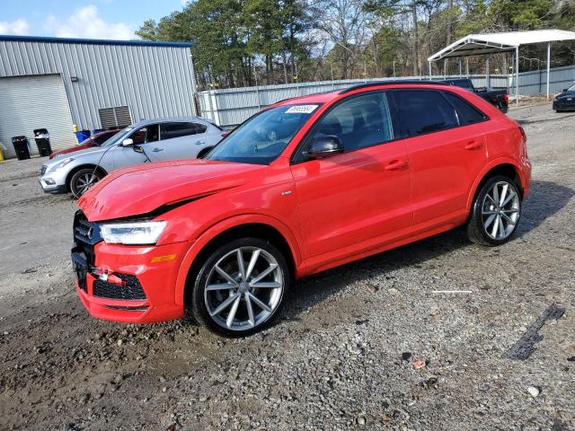 AUDI Q3 PREMIUM 2018 red  gas WA1JCCFS5JR023674 photo #1