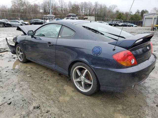 HYUNDAI TIBURON GT 2004 blue  gas KMHHN65F34U127906 photo #3