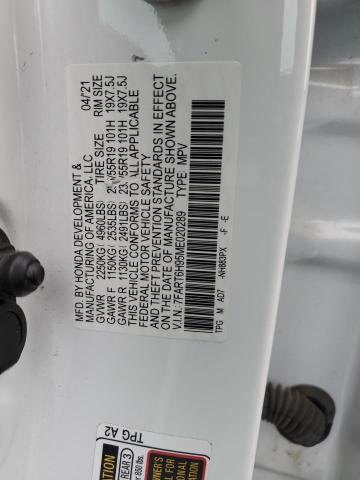 2021 HONDA CR-V TOURI - 7FART6H95ME020289