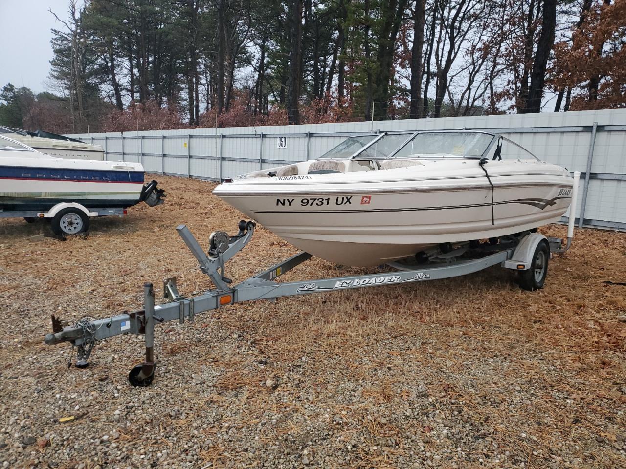 Lot #3036945817 2002 BOAT W/TRAILER