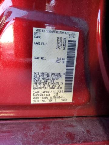 2017 NISSAN ALTIMA 2.5 - 1N4AL3APXHC231786