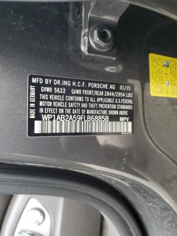 2015 PORSCHE MACAN S - WP1AB2A59FLB68858