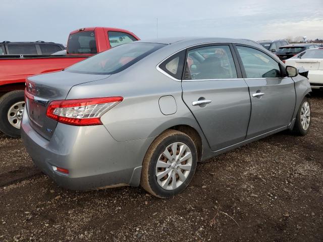 NISSAN SENTRA S 2014 silver  gas 3N1AB7AP8EY280432 photo #4