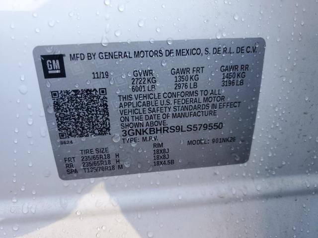 2020 CHEVROLET BLAZER 2LT - 3GNKBHRS9LS579550